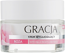 GESCHENK! Glättende Gesichtscreme mit Rosenextrakt und Retinol für Tag und Nacht - Gracja Rose Face Cream — Bild N2