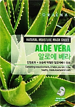 Düfte, Parfümerie und Kosmetik Tuchmaske für das Gesicht mit Aloe-Extrakt - Orjena Natural Moisture Aloe Vera Mask Sheet