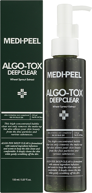 Tiefenreinigendes und entgiftendes Gesichtsschaum mit Algen - Medi Peel Algo-Tox Deep Clear — Bild N1