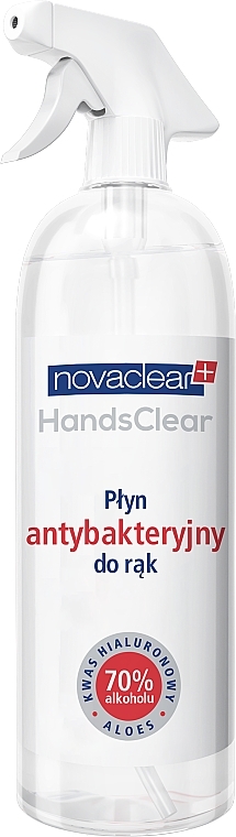 Antibakterielles Handreinigungsspray mit Hyaluronsäure und Aloe - Novaclear Hands Clear — Bild N3