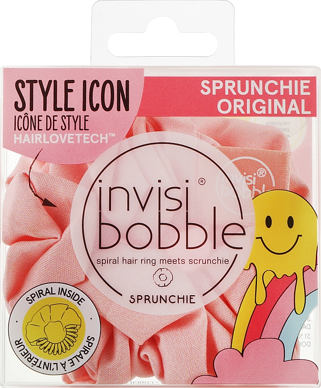 Spiral-Haargummi 3 St. - Invisibobble Sprunchie Single Retro Dreamin Paint No Moutain High — Bild N1