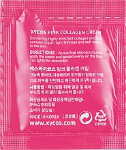 GESCHENK! Feuchtigkeitsspendende Gesichtscreme mit Kollagen - XYcos Pink Collagen Cream (Probe)  — Bild N2