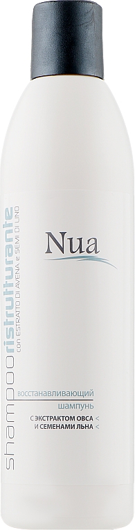 Regenerierendes Shampoo mit Hafer- und Leinsamenextrakt - Nua Shampoo Ristrutturante