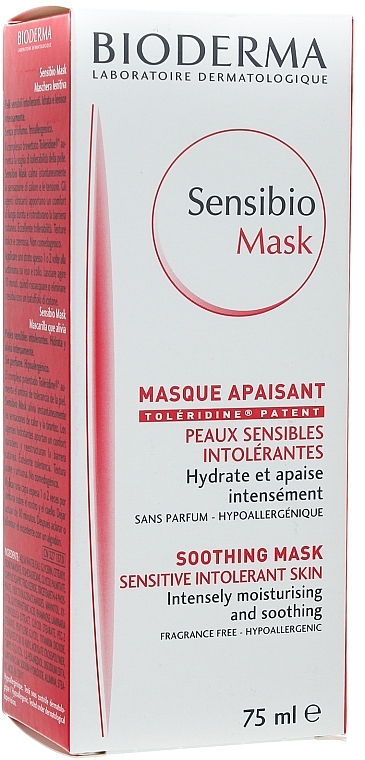 Beruhigende und feuchtigkeitsspendende Maske für empfindliche und überempfindliche Haut - Bioderma Sensibio Mask Soothing Mask — Foto N4