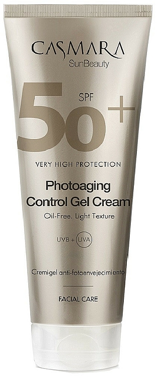 Ölfreie Anti-Aging Gelcreme für das Gesicht mit Sonnenschutz SPF 50+ - Casmara Photo-Aging Control Gel Cream SPF50 — Bild N1