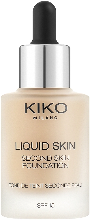 Flüssige Foundation - KIKO Milano Liquid Skin Second Skin Foundation — Bild N1