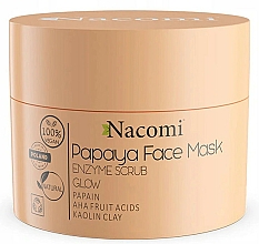 Maske-Peeling für das Gesicht mit weißem Ton - Nacomi Papaya Face Mask Enzyme Scrub — Bild N1