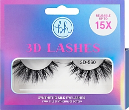 Düfte, Parfümerie und Kosmetik Falsche Wimpern - BH Cosmetics 3D Lashes Synthetic Silk Eyelashes 3D-560