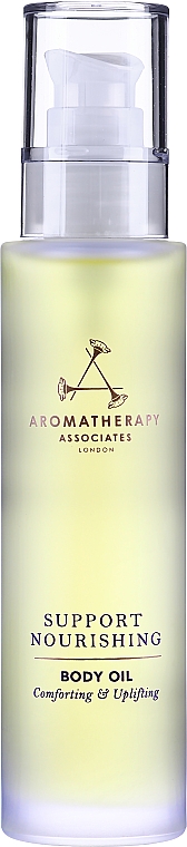 Nährendes Körperöl mit Macadamia, süßen Mandeln und Nachtkerzen - Aromatherapy Associates Support Nourishing Body Oil — Bild N2