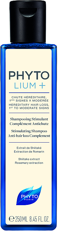 Stimulierendes Shampoo gegen Haarausfall mit Shiitake- und Rosmarinextrakt - Phyto Phytolium+ Stimulating Shampoo Anti-Hair Loss Complement — Bild N1