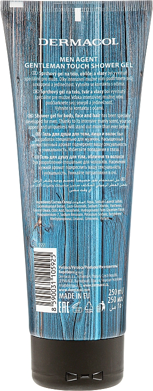 Duschgel - Dermacol Men Agent Gentleman Touch 3in1 Shower Gel — Bild N2