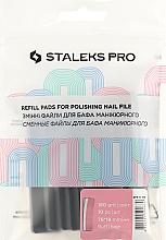 Düfte, Parfümerie und Kosmetik Ersatzfeilenblätter auf Schaumstoffbasis DFE-51-180 gerade - Staleks Pro (10 St.)