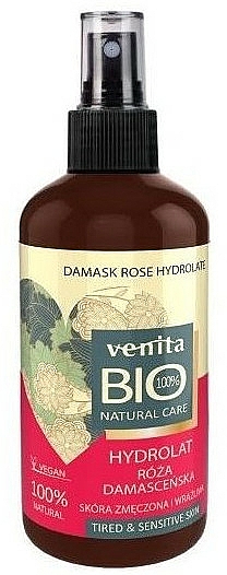 Biohydrolat "Damaskus Rose" für müde und empfindliche Haut - Venita Bio Natural Care Hydrolate For Tired & Sensitive Skin