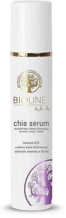 Serum für Gesicht, Hals und Dekolleté mit Chia - Bioline Chia Serum — Bild N1