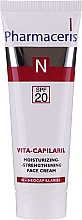 Düfte, Parfümerie und Kosmetik Feuchtigkeitsspendende und stärkende Gesichtscreme SPF 20 - Pharmaceris N Vita Capilaril Moisturizing-Strengthening Face Cream SPF20