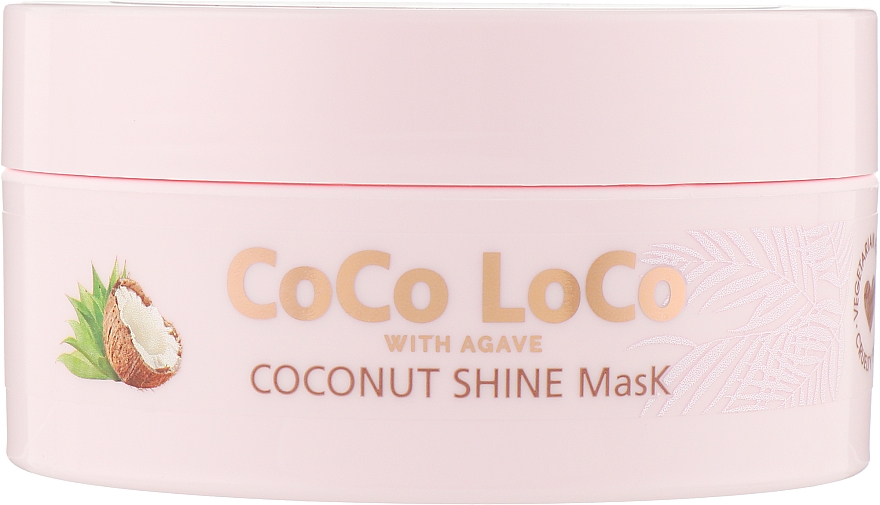 Feuchtigkeitsspendende Haarmaske - Lee Stafford Coco Loco With Agave Coconut Shine Mask — Bild N2