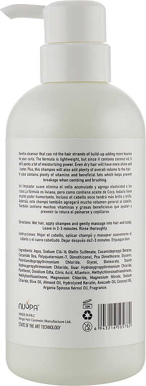 Sulfatfreies Haarshampoo mit Kokosnuss und Avocado - Clever Hair Cosmetics Nuspa Coconut Avocado Shampoo — Bild N2