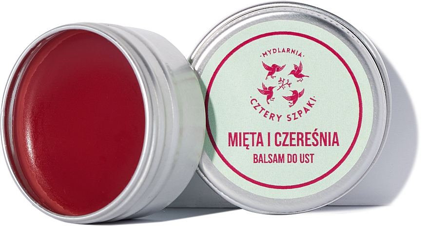 Lippenbalsam Minze und Kirsche - Cztery Szpaki Lip Balm — Bild N3