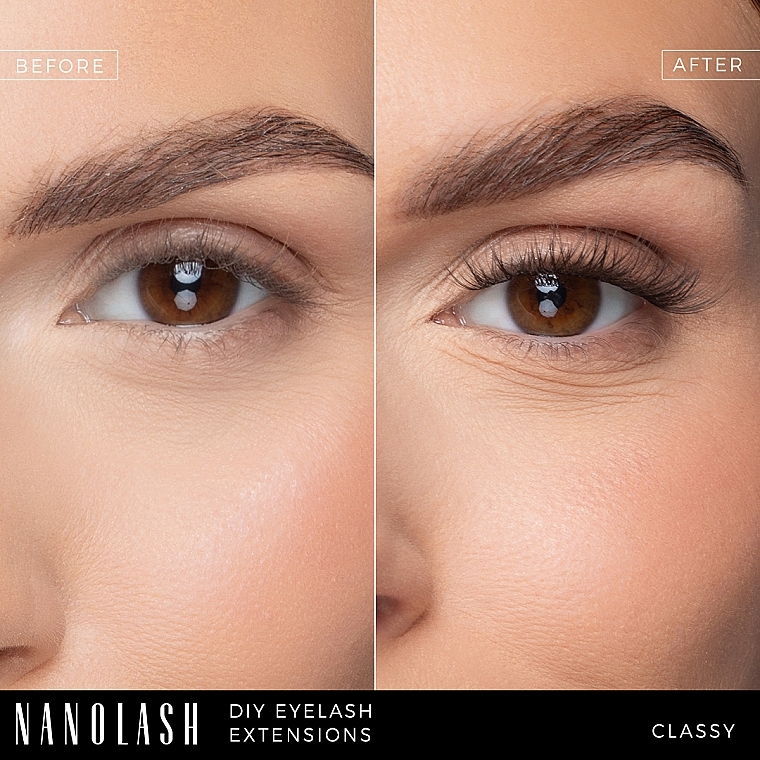 Künstliche Wimpern - Nanolash Diy Eyelash Extensions Classy — Bild N8