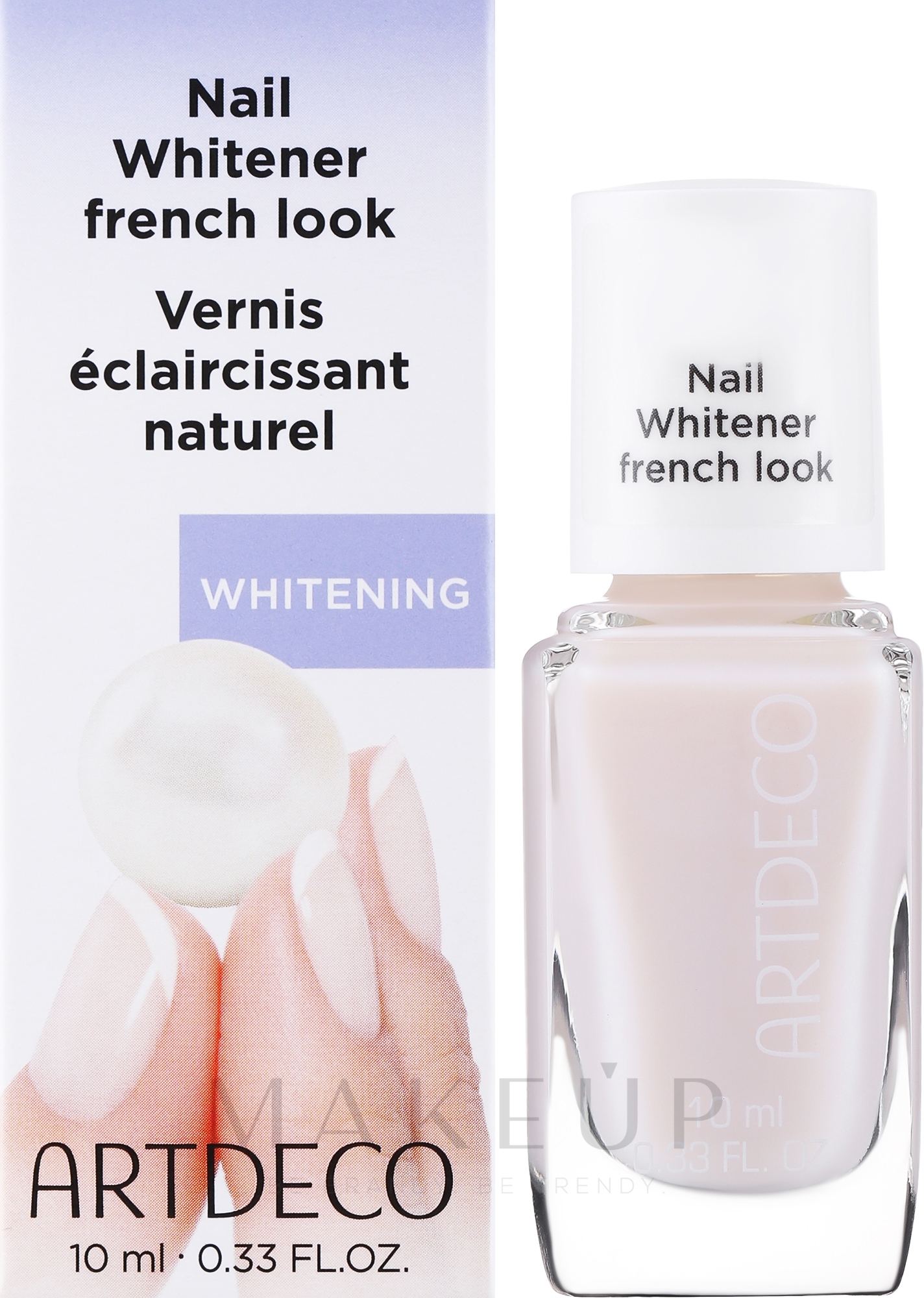 Nagellack zur optischen Aufhellung von Nageln - Artdeco Nail Whitener French Look — Bild 10 ml