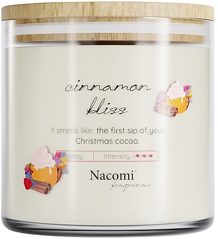 Duftende Sojakerze Cinnamon Bliss - Nacomi Fragrances  — Bild N1