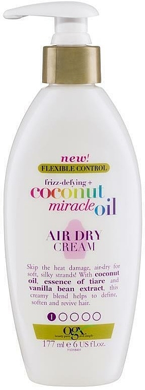 Anti-Frizz-Haarcreme - OGX Coconut Miracle Oil Air Dry Cream — Bild N1