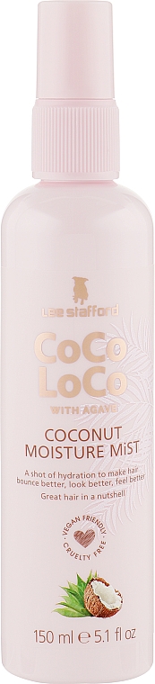 Feuchtigkeitsspendendes Haarspray - Lee Stafford Coco Loco With Agave Heat Protection Mist — Bild N1