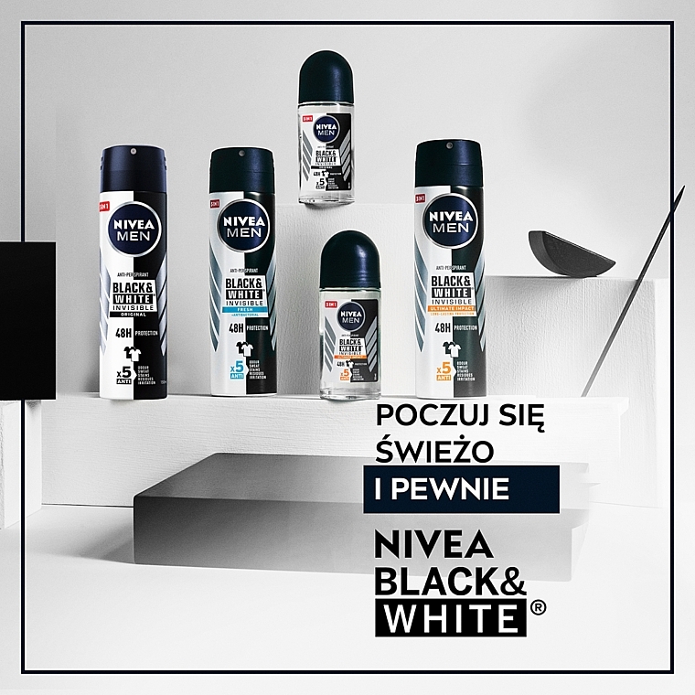 Deospray Antitranspirant - NIVEA MEN Invisible for Black & White Power Deodorant Spray — Bild N7