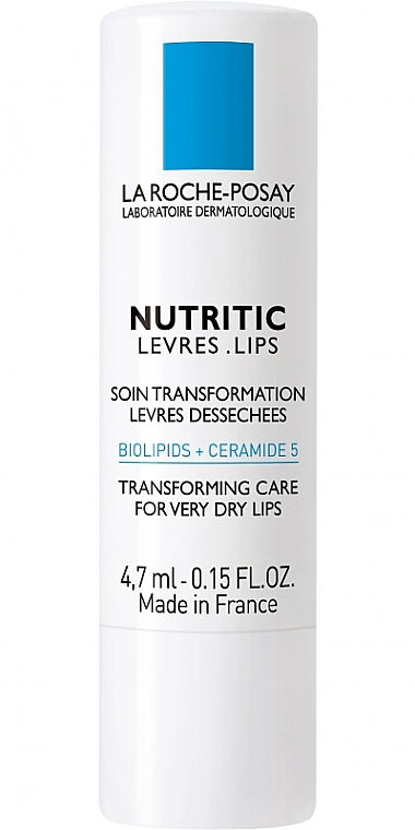 Regenerierende Pflege für sehr trockene, raue und spröde Lippen - La Roche-Posay Nutritic Levres — Bild N1