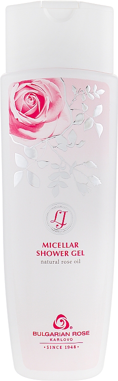 Mizellares Duschgel mit natürlichem Rosenöl - Bulgarian Rose Rose & Joghurt Shower Gel Lady's Joy Micellar Shower Gel — Bild N1