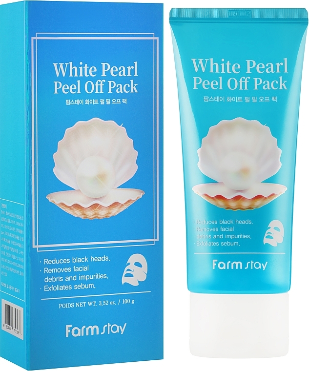 Reinigende Maske mit Perlen - FarmStay White Pearl Peel Off Pack — Bild N4