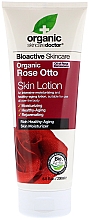 Düfte, Parfümerie und Kosmetik Feuchtigkeitsspendende Anti-Aging Körperlotion mit Rosenöl - Dr. Organic Bioactive Skincare Rose Otto Skin Lotion
