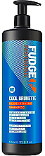 Blaues Shampoo gegen Rot- und Orangetöne für farbbehandeltes brünettes Haar - Fudge Cool Brunette Blue-toning Shampoo Reviews — Bild N2