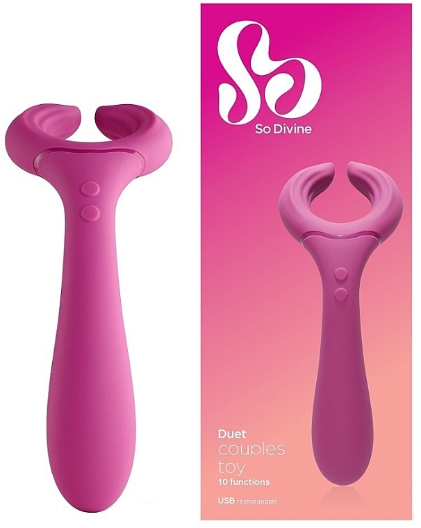 Stimulationsvibrator für Paare rosa - So Divine  — Bild N1