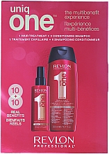 Düfte, Parfümerie und Kosmetik Haarpflegeset - Revlon Professional Uniq One (Haarspray 150ml + 2in1 Shampoo und Conditioner 300ml)