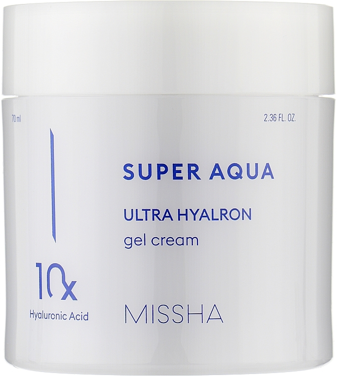 Feuchtigkeitsspendende Gel-Creme für das Gesicht - Missha Super Aqua Ultra Hyalron Gel Cream — Bild N1