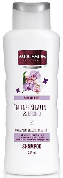 Haarshampoo Intense Keratin & Orchid - Mousson Shampoo — Bild N1