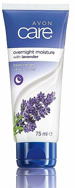 Feuchtigkeitsspendende Handcreme mit Lavendel - Avon Care Overnight Moisture With Lavander Hand Cream — Bild N1
