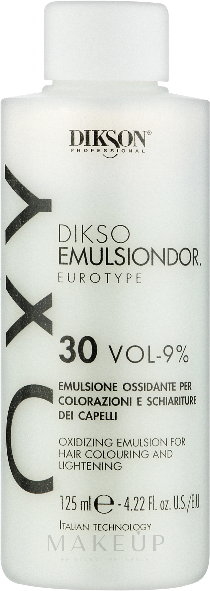 Cremiges Oxidationsmittel - Dikson Tec Emulsion Eurotype — Bild 125 ml