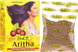 Düfte, Parfümerie und Kosmetik Reinigungspuder mit natürlichen Kräutern für fettiges Haar - Hesh Aritha Powder Shampoo