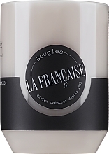 Duftkerze grauer Jasmin - Bougies La Francaise Jasmine Grey Scented Pillar Candle 45H  — Bild N1