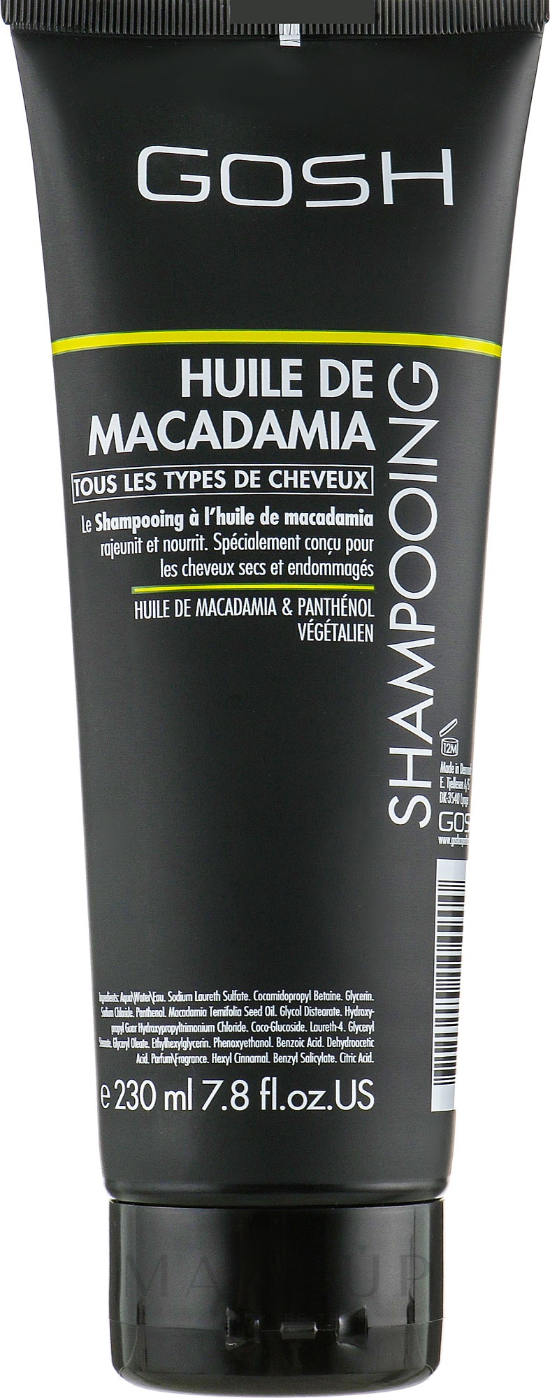 Shampoo mit Macadamiaöl - Gosh Macadamia Oil — Bild 230 ml
