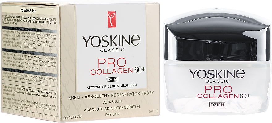 Tagescreme für trockene und empfindliche Haut 60+ - Yoskine Classic Pro Collagen Day Cream 60+ — Bild N1