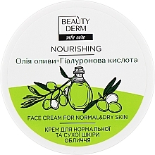 Creme für normale und trockene Haut - Beauty Derm Nourishing Face Cream For Normal And Dry Skin  — Bild N1