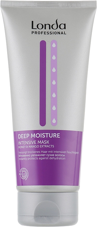 Feuchtigkeitsspendende Haarmaske mit Honig und Mango-Extrakt - Londa Professional Deep Moisture Intensive Mask — Bild N1