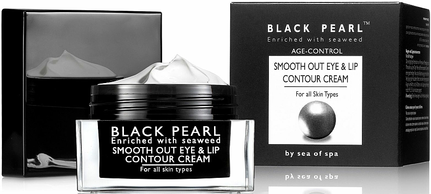 Creme für die Haut um Augen und Lippen - Sea Of Spa Black Pearl Age Control Smooth Out Eye & Lip Contour Cream For All Skin Types — Bild N1