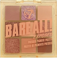 Lidschattenpalette - W7 Bare All! Pressed Pigment Palette — Bild N1