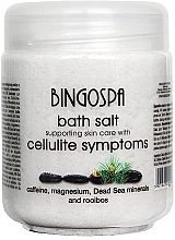 Düfte, Parfümerie und Kosmetik Anti-Cellulite Badesalz mit Rooibos und Mineralien aus dem Toten Meer - BingoSpa Salt With Minerals