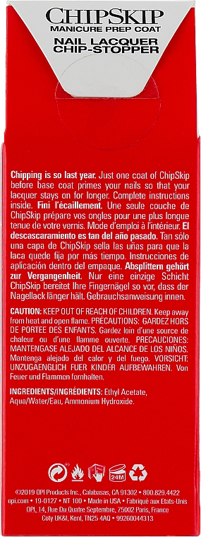 Conditioner für Nägel - OPI Chip Skip — Bild N3