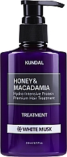 Feuchtigkeitsspendende Haarspülung mit weißem Moschus - Kundal Honey & Macadamia Treatment White Musk — Bild N3